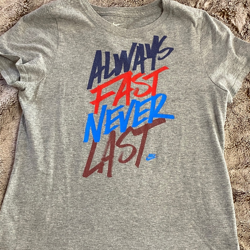 Girl's "Always Fast Never Last" Tee